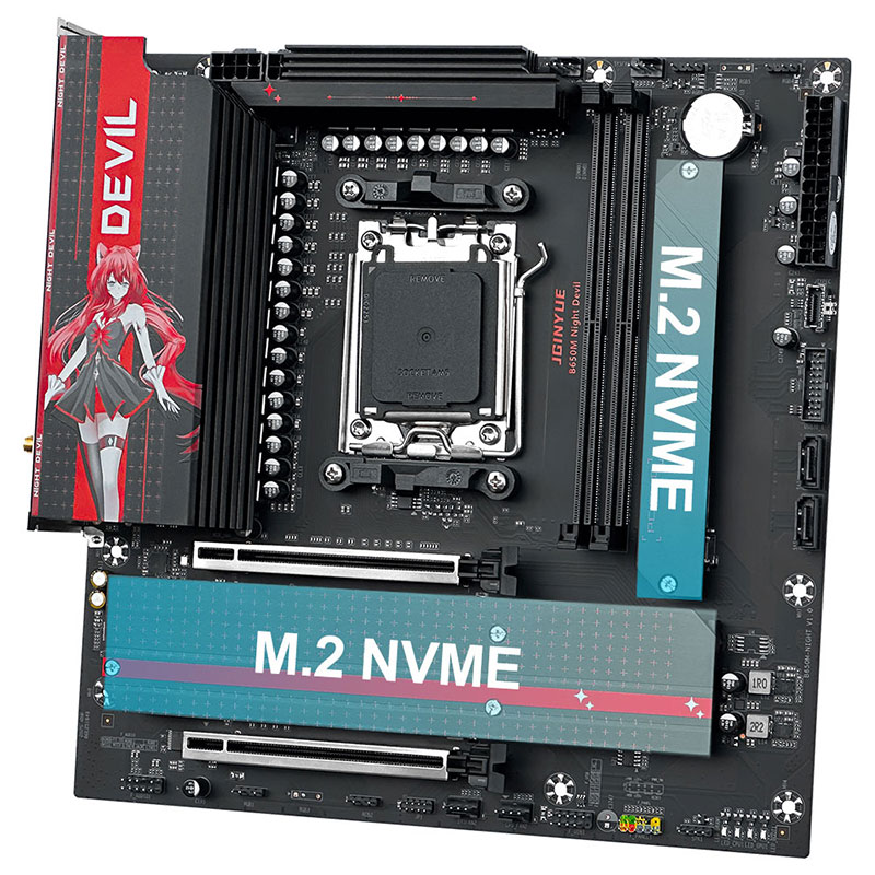 JGINYUE B650M NIGHT DEVIL Desk - X870E Atx Motherboard recensie en prijs